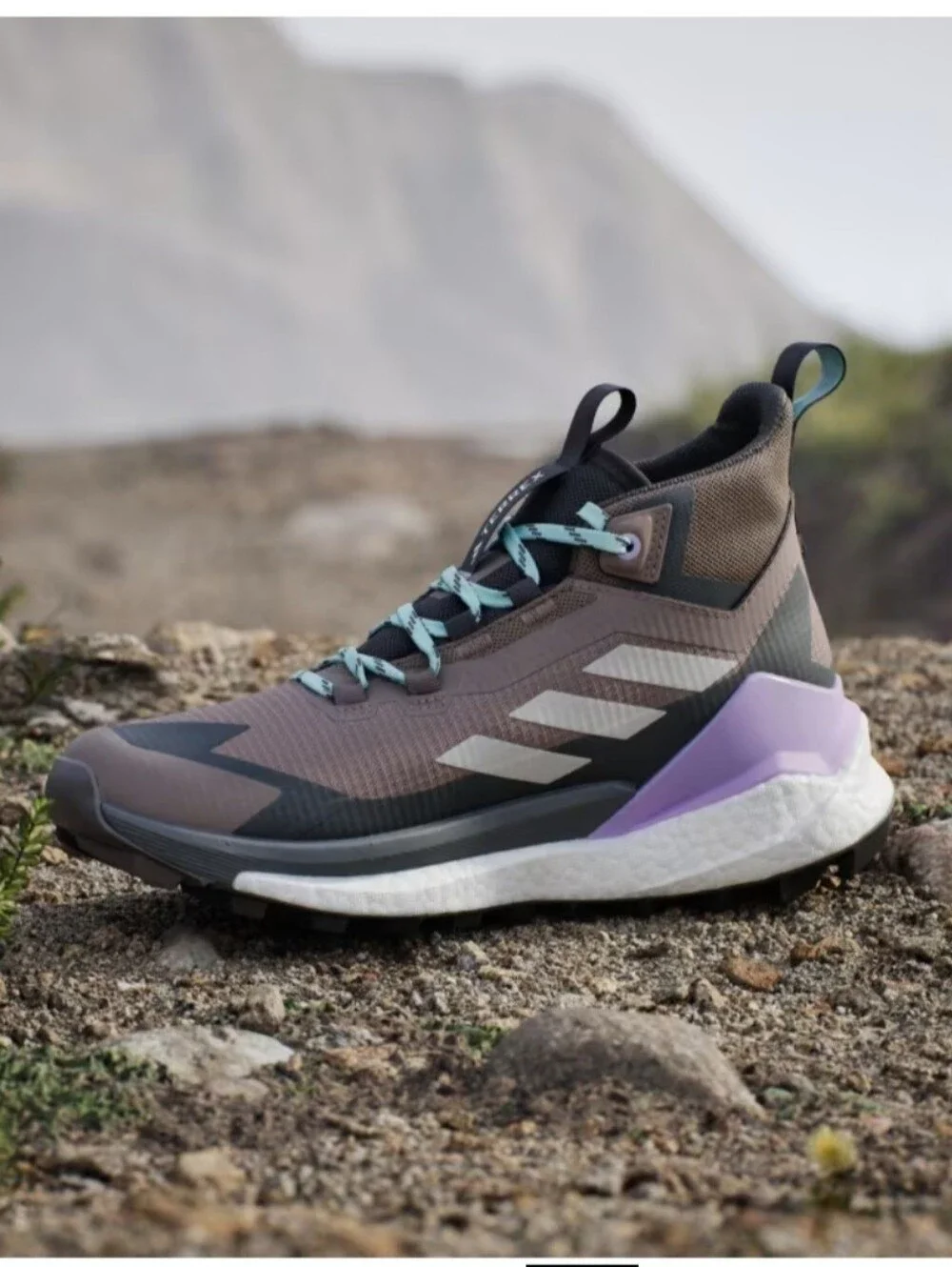 Terrex Free Hiker 2.0 Trace Brown Beige Carbon Gore-Tex Hiking Shoes size‎ 11